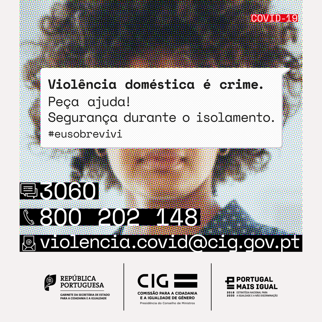 Imagem Campanha de sensibilização Violência Doméstica