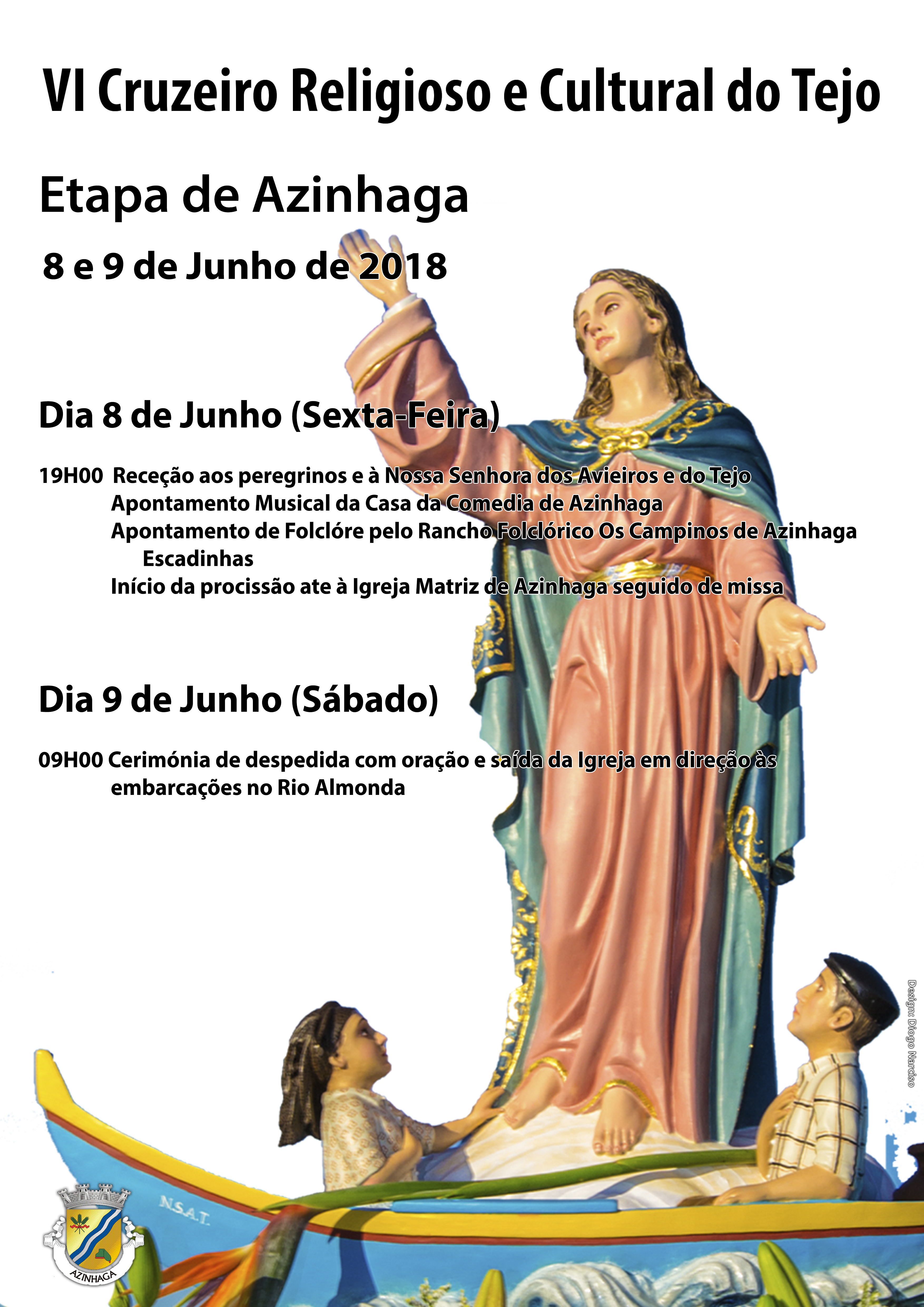 Imagem CONVITE VI CRUZEIRO RELIGIOSO E CULTURAL DO TEJO
